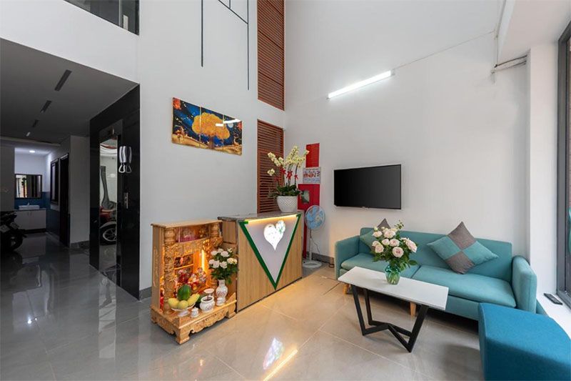 Review Harmony Homestay Da Nang: Lưu trú trung tâm, phòng xanh trắng nhẹ nhàng