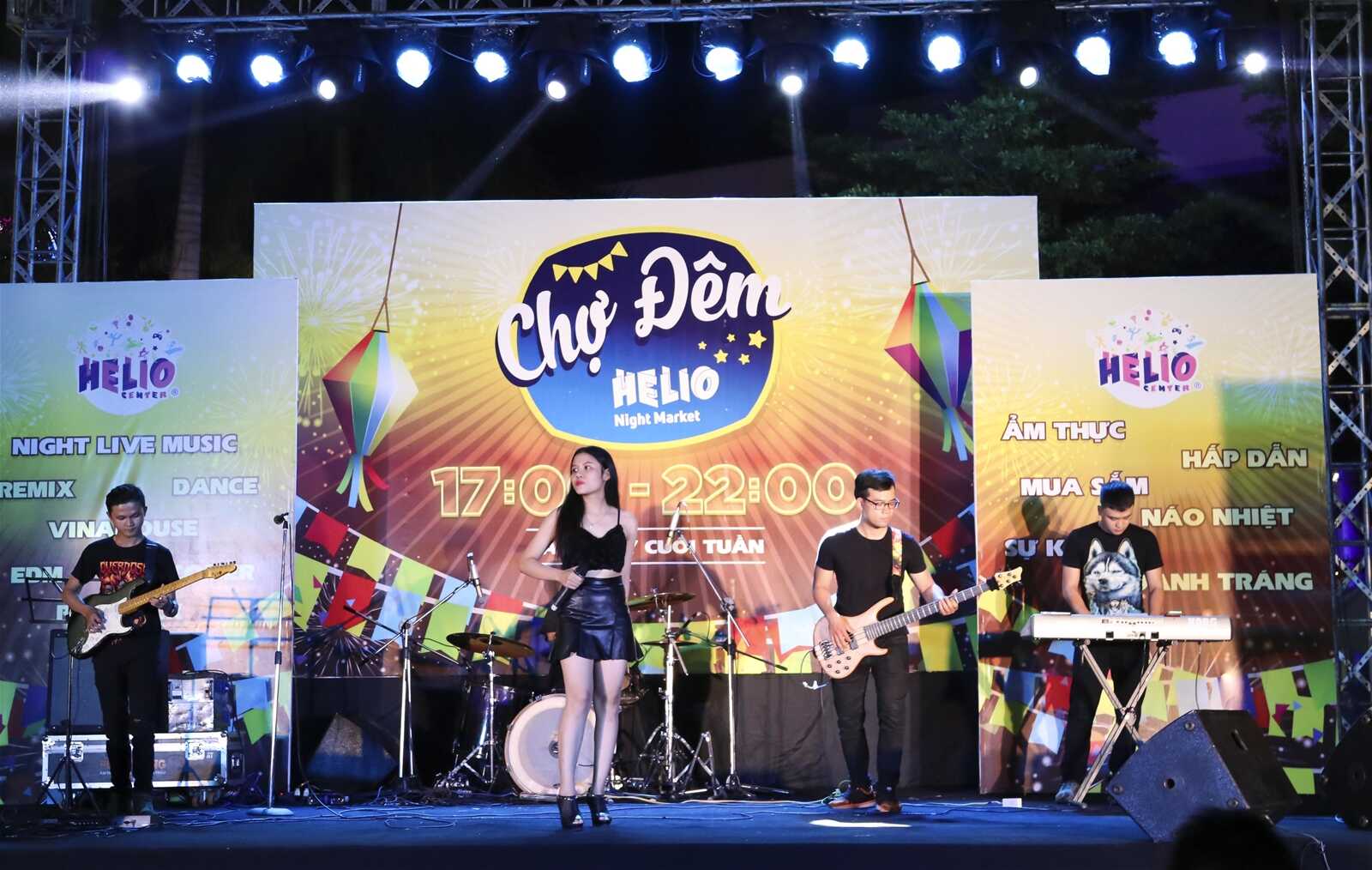 Chợ đêm Helio Đà Nẵng: Thiên đường ẩm thực và giải trí về đêm