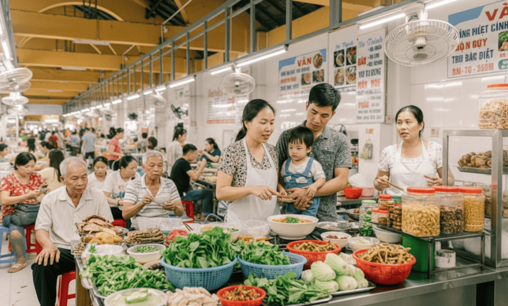 các trải nghiệm hấp dẫn tại chợ Cồn Đà Nẵng