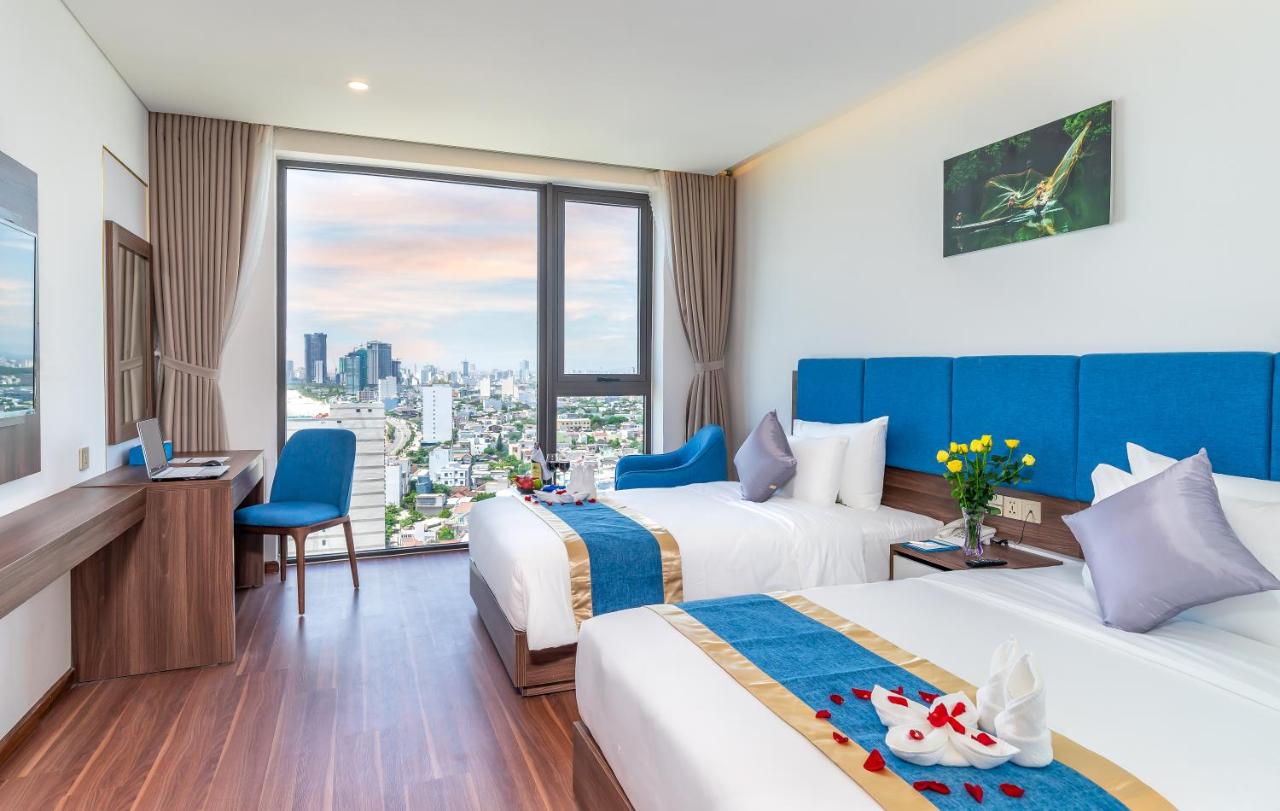 Review Grand Gold Hotel Đà Nẵng: phòng view biển, tiện nghi và giá tham khảo 2026