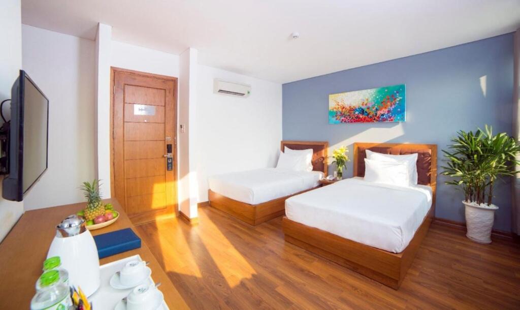 Review Hải Triều Hotel Đà Nẵng: Khách sạn 4 sao gần biển Phước Mỹ, giá tốt