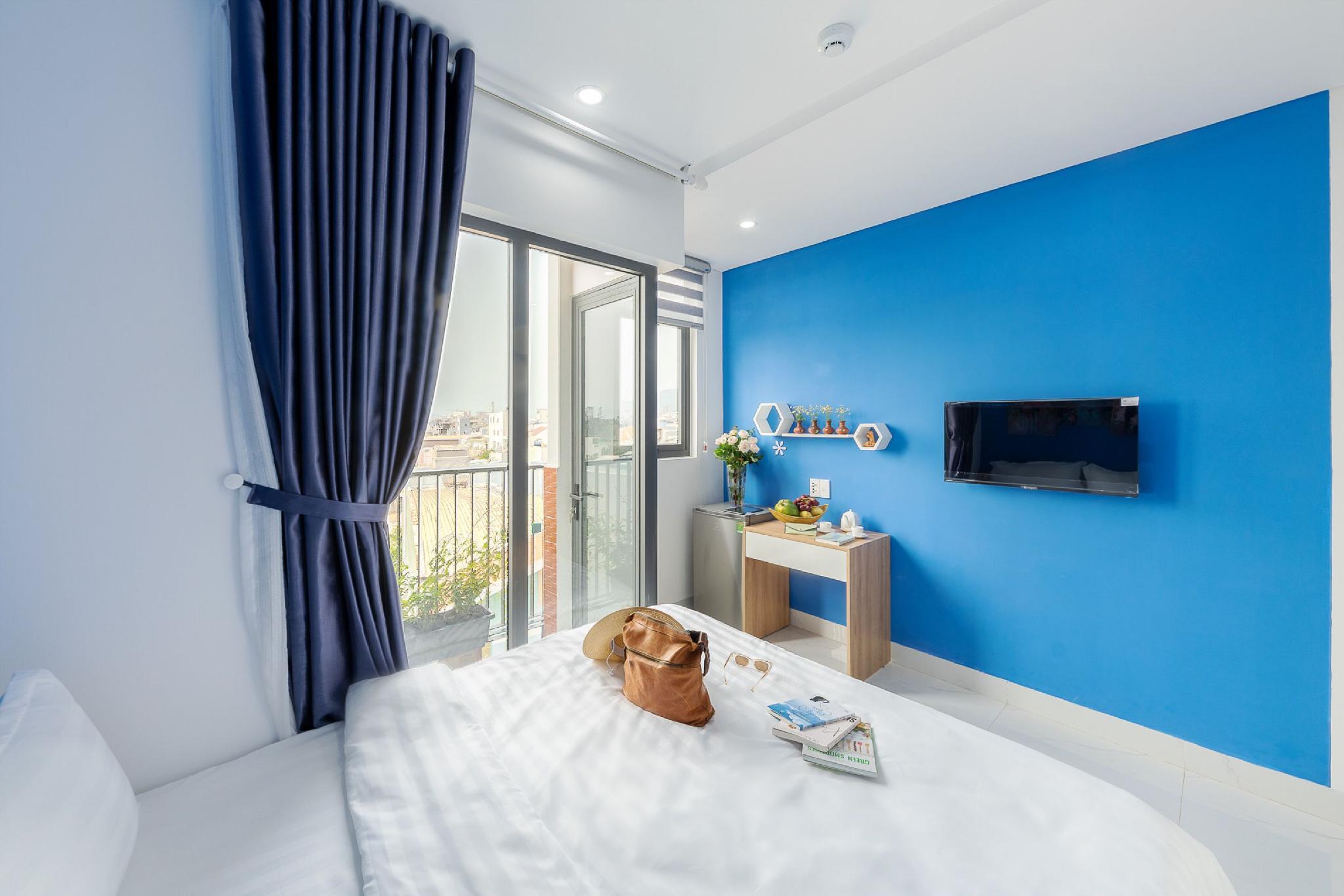 Review Harmony Homestay Da Nang: Lưu trú trung tâm, phòng xanh trắng nhẹ nhàng