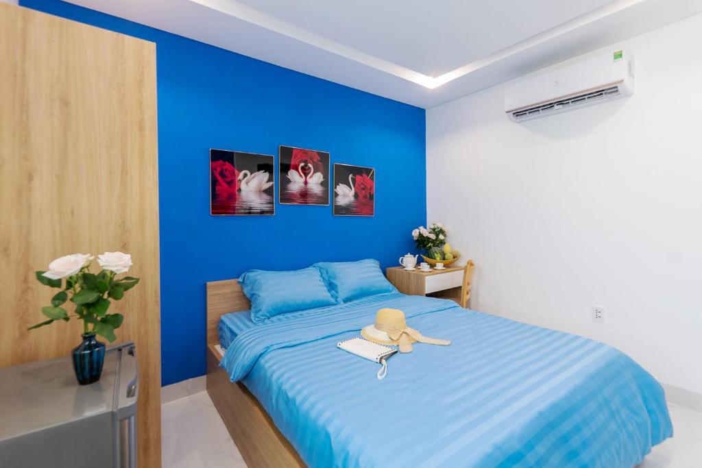 Review Harmony Homestay Da Nang: Lưu trú trung tâm, phòng xanh trắng nhẹ nhàng