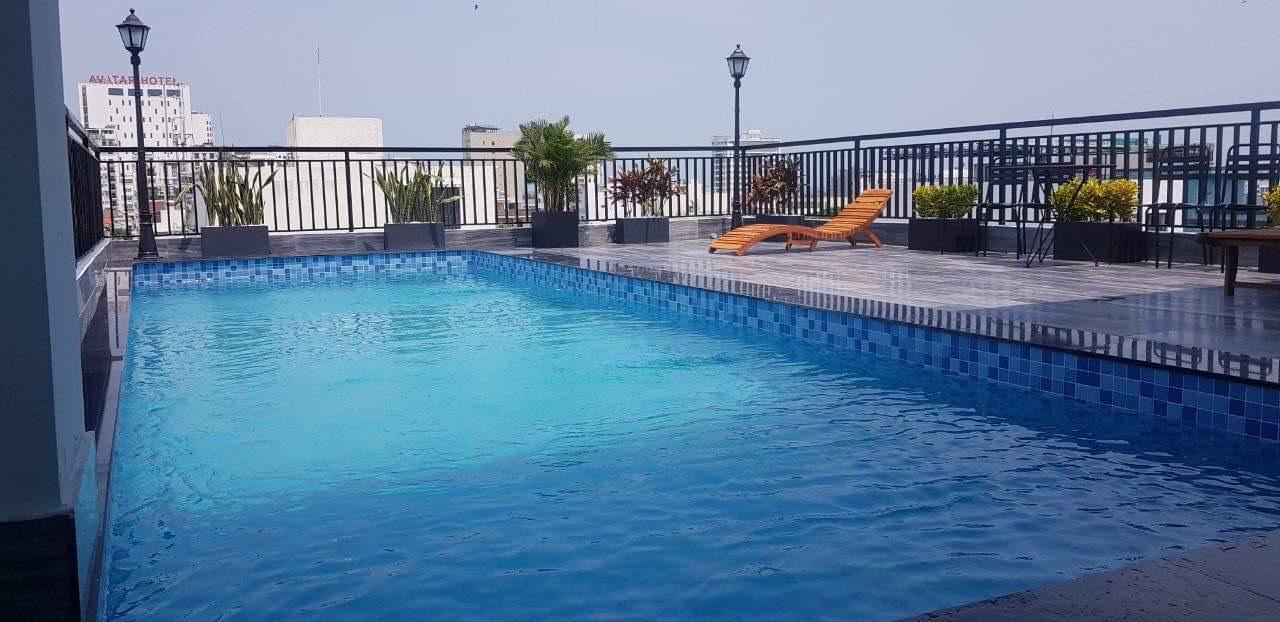 Review Lion Apartment: Căn hộ gần Bãi biển Mỹ Khê, có hồ bơi và bếp nhỏ