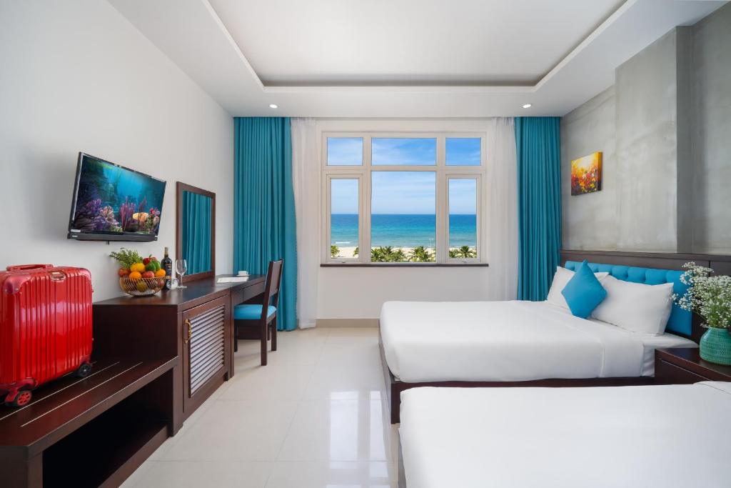 Review Platinum Beach Hotel Da Nang: khách sạn 3 sao gần biển Mỹ Khê