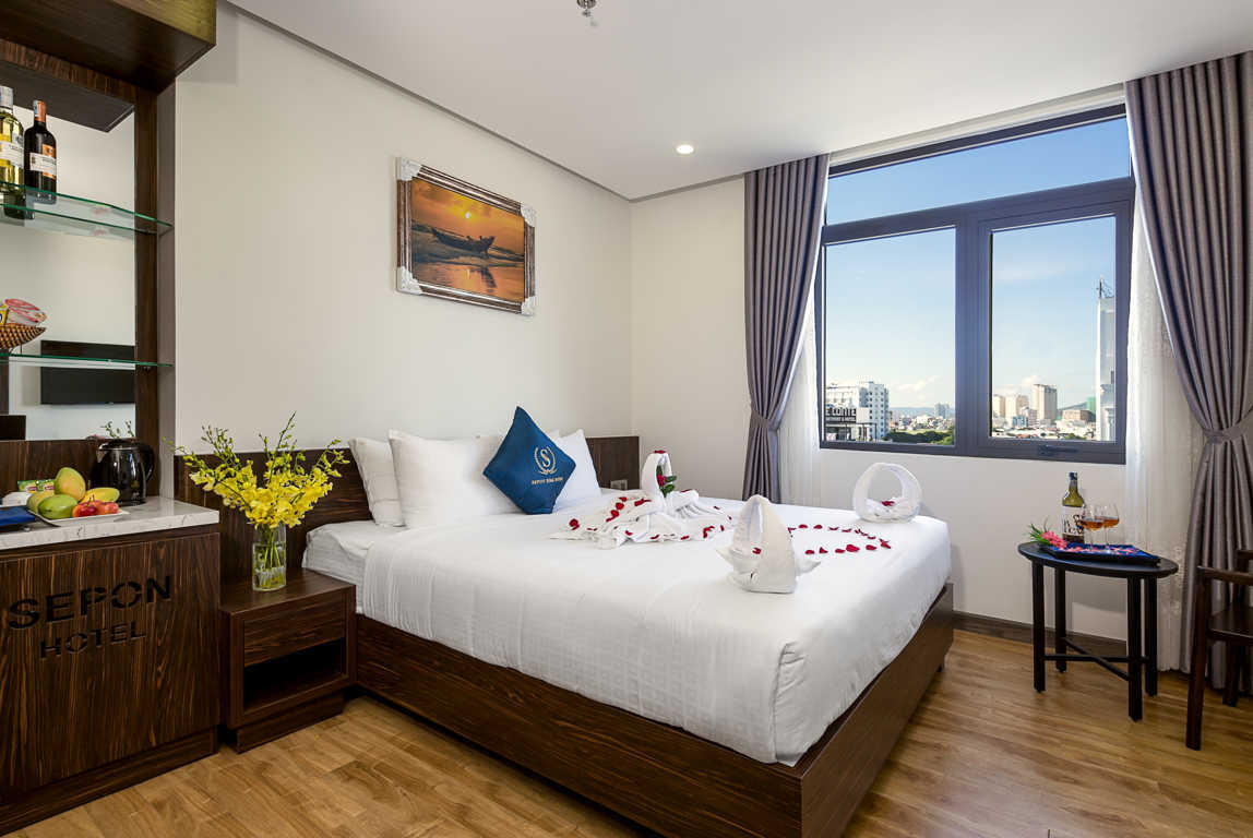 Review Sepon Blue Hotel Đà Nẵng: Vị trí, phòng, tiện nghi và giá lưu trú
